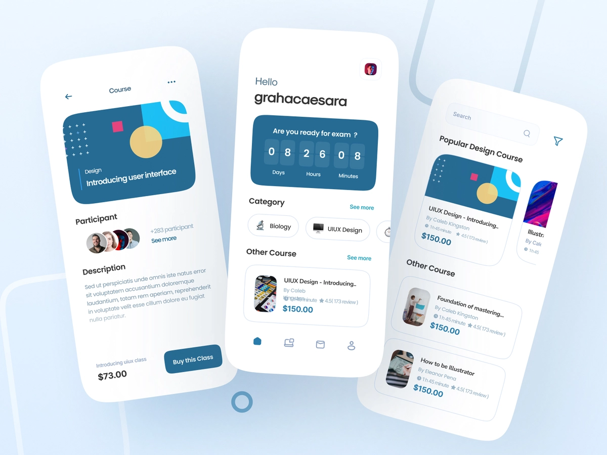 Dashboard Aplikasi Ujian